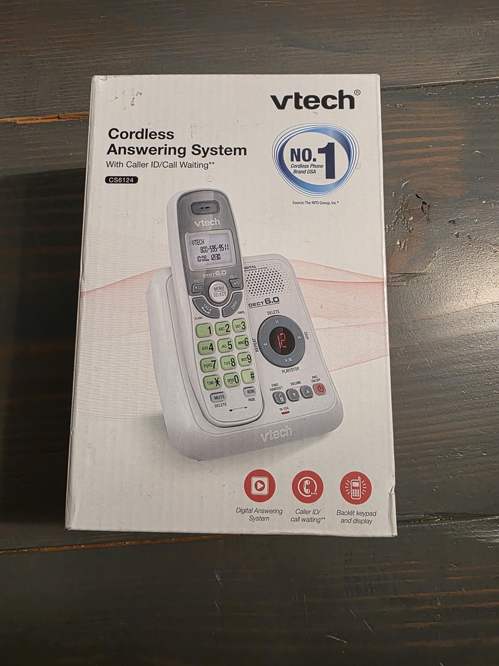 VTech White Cordless Answering System